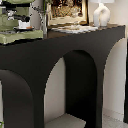 Entryway Arch-Base Timber Console Table