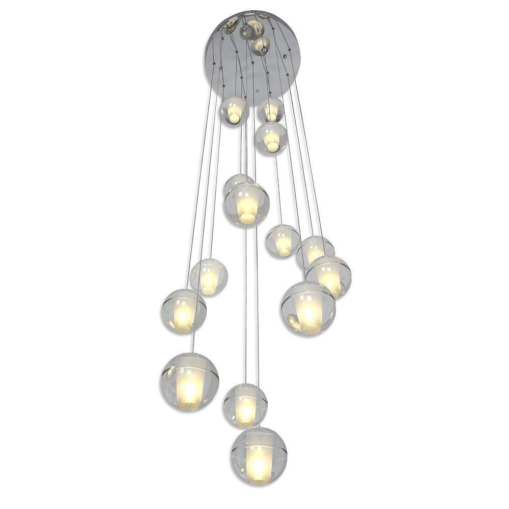 Modern Adjustable Chandelier Light Ceiling Light 14 Bulbs-Lighom