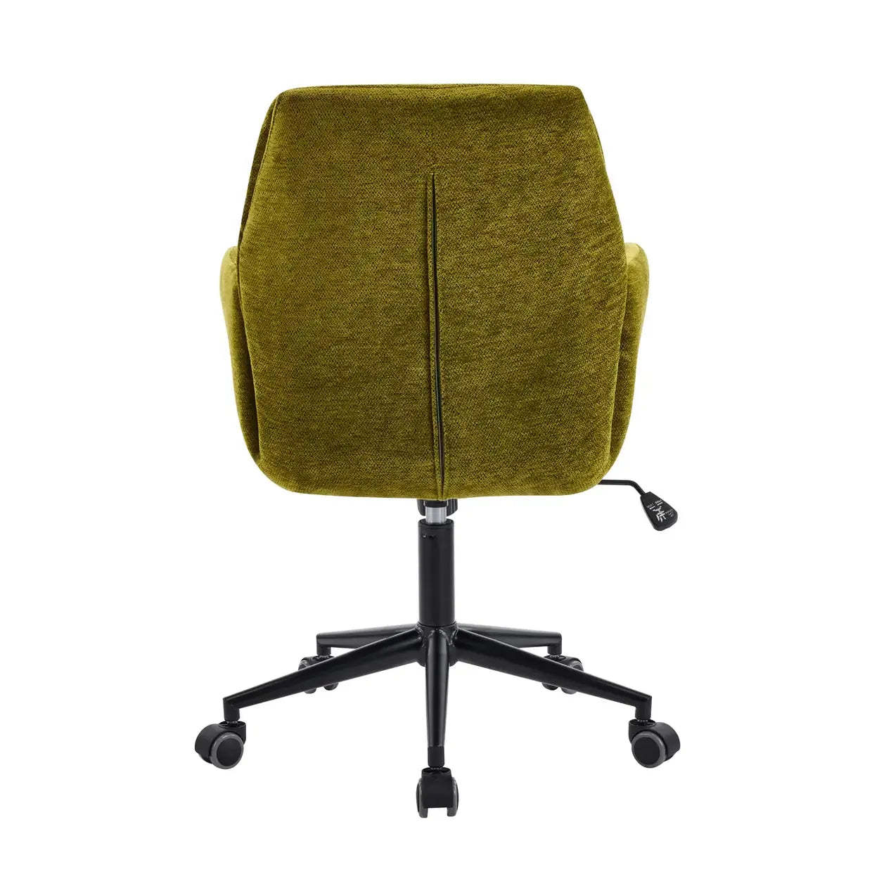 Ergonomic Green Upholstered Adjustable Swivel Office Chair