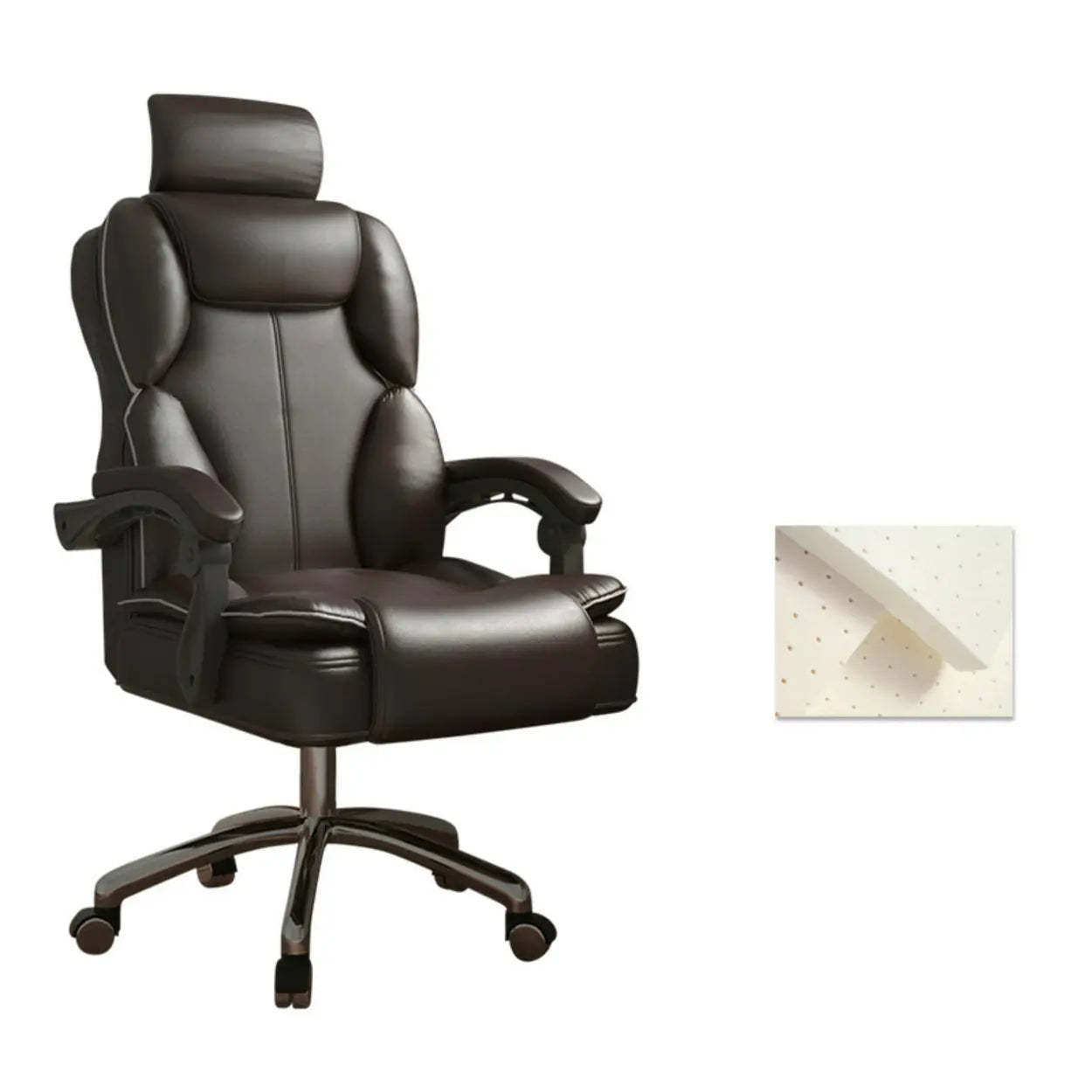 Ergonomic Adjustable Reclining Office Chair with Headrest