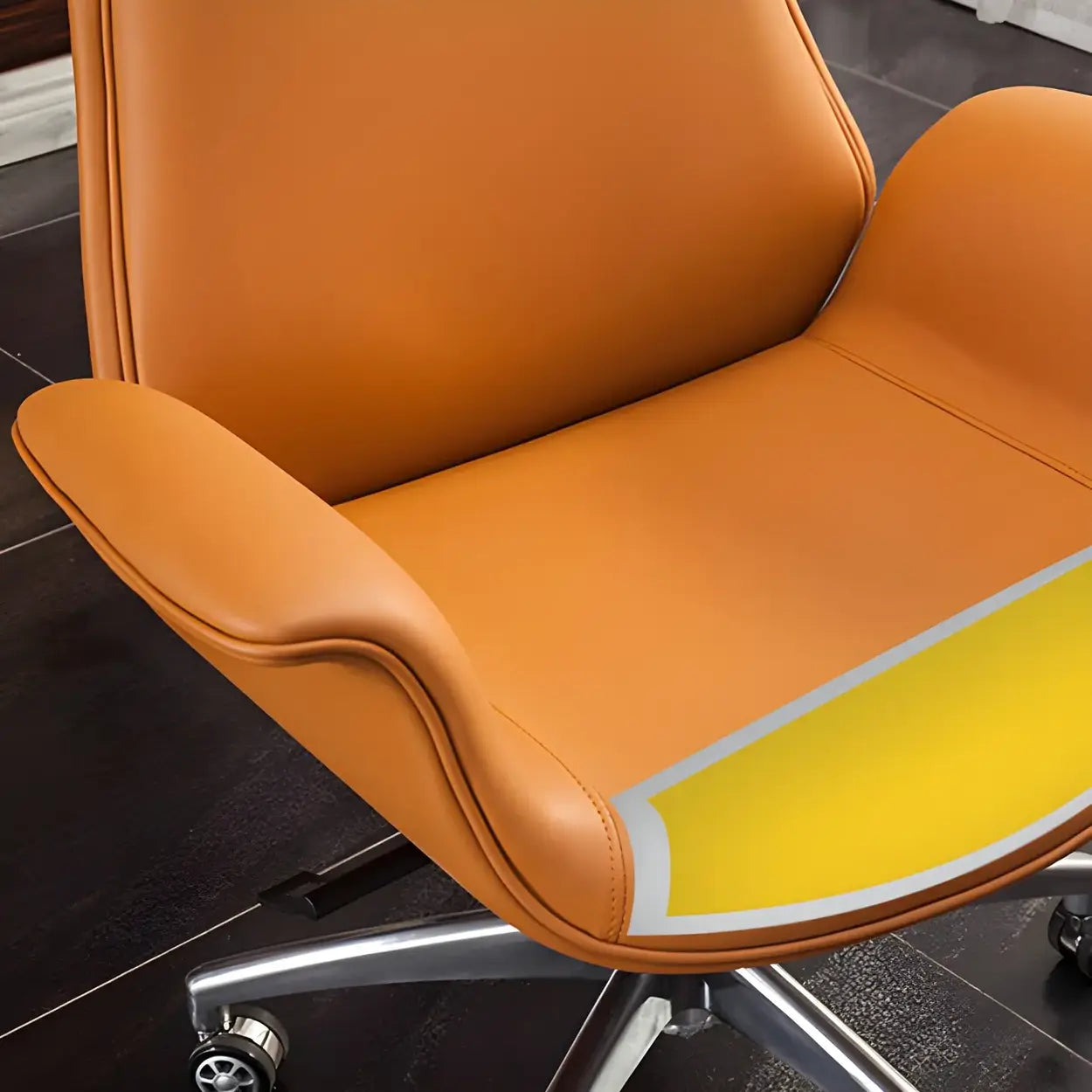 Ergonomic Adjustable Leather Executive Office Chair
