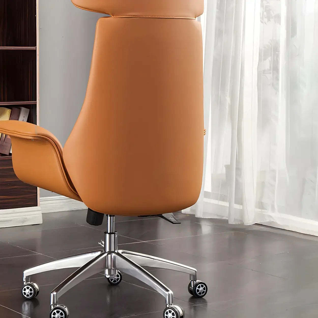 Ergonomic Adjustable Leather Executive Office Chair