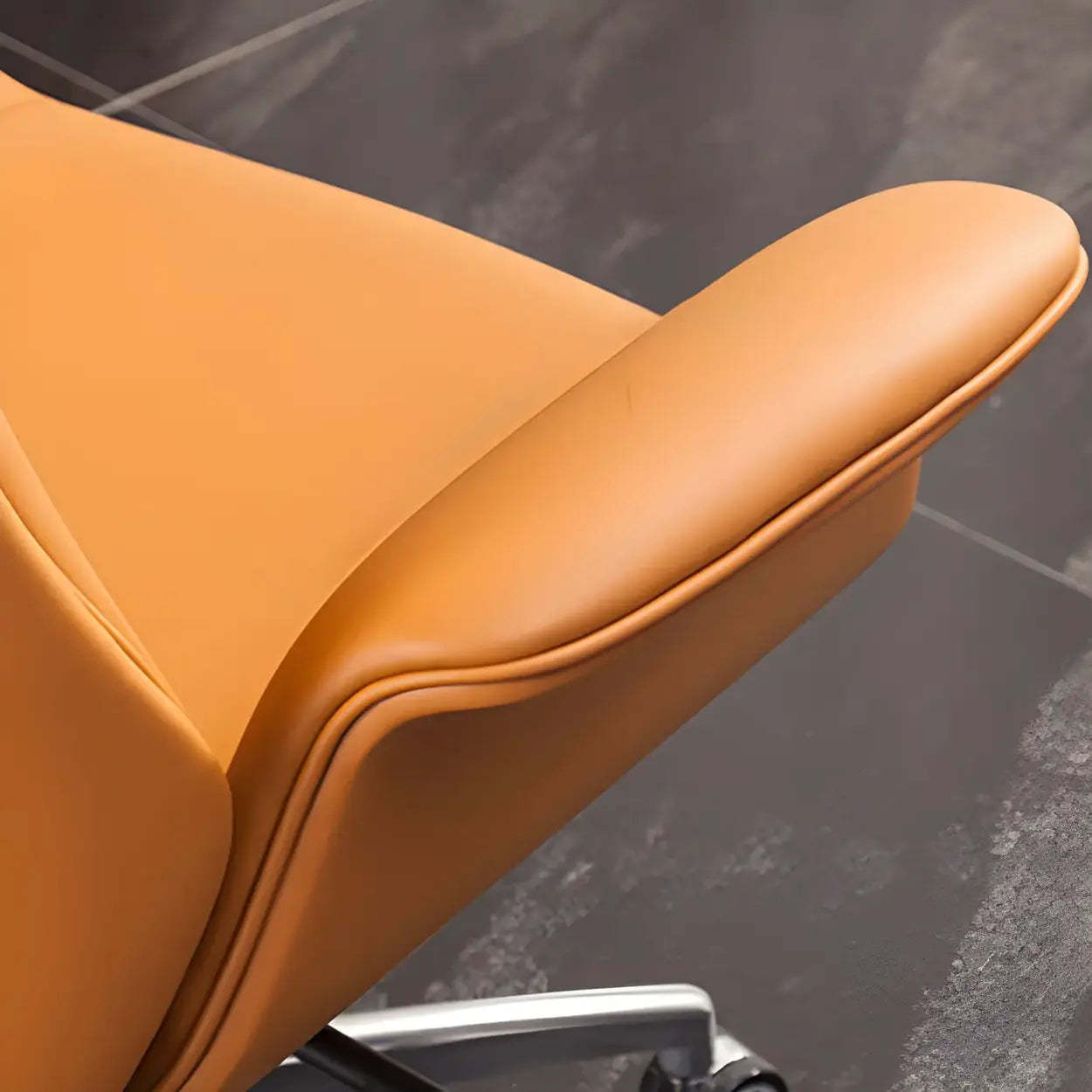 Ergonomic Adjustable Leather Executive Office Chair