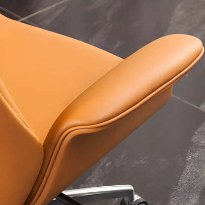 Ergonomic Adjustable Leather Executive Office Chair
