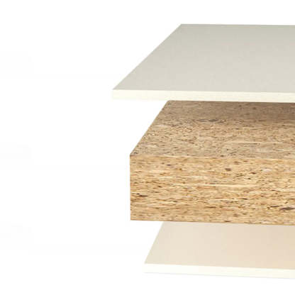 Ergonomic White Wood Foldable Writing Desk with Casters