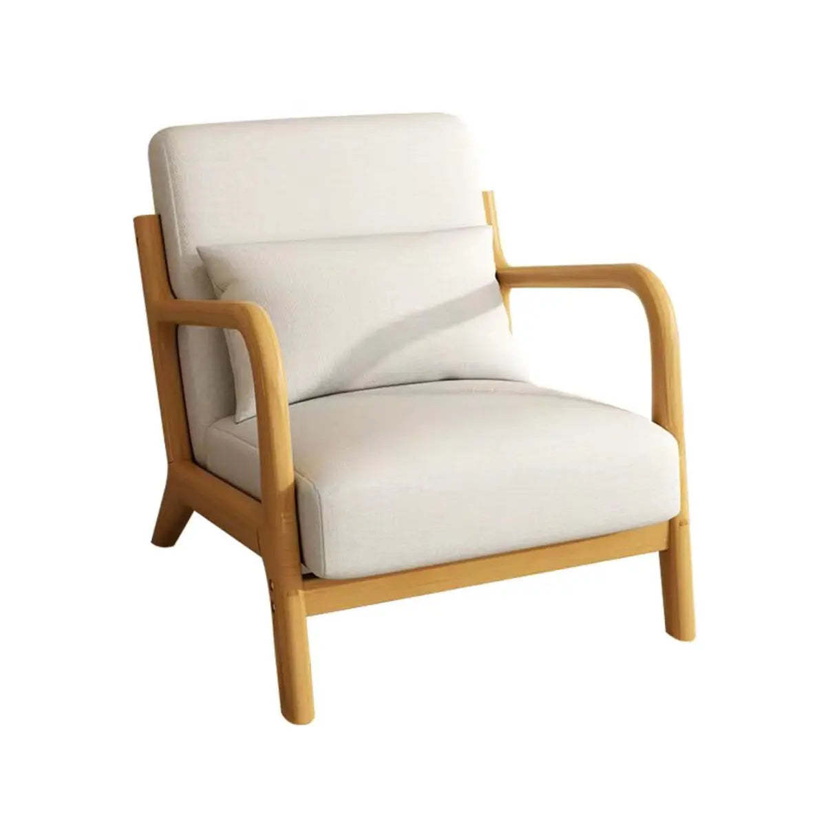 Ergonomic Green Tech Cloth Four Leg Accent Chair