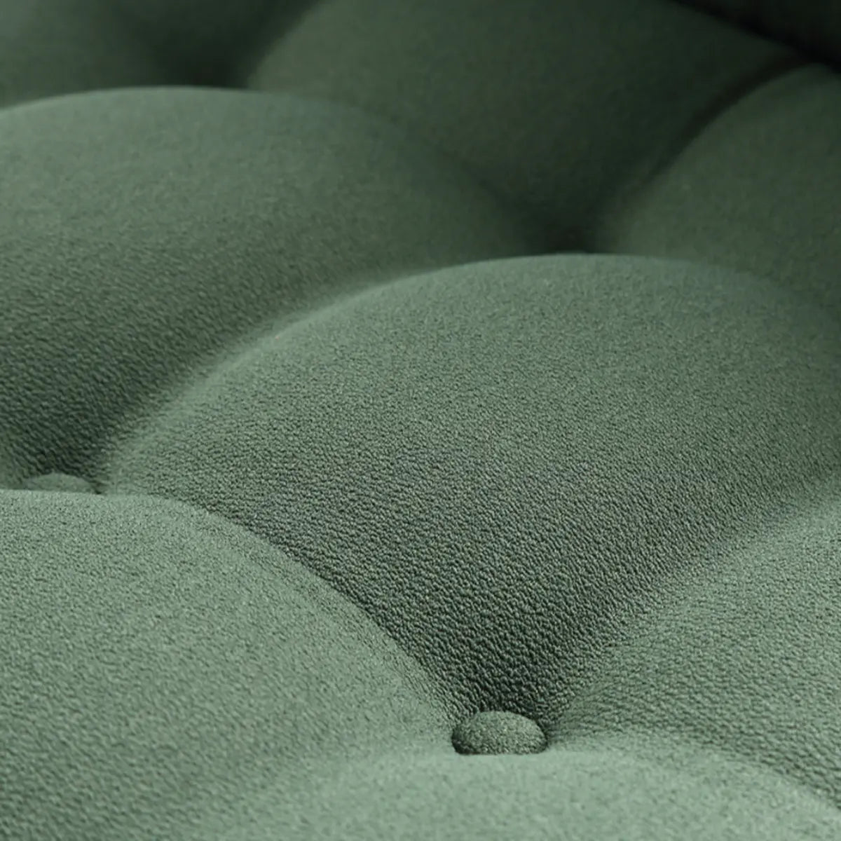 Ergonomic Green Tufted Back Spider Base Side Chair