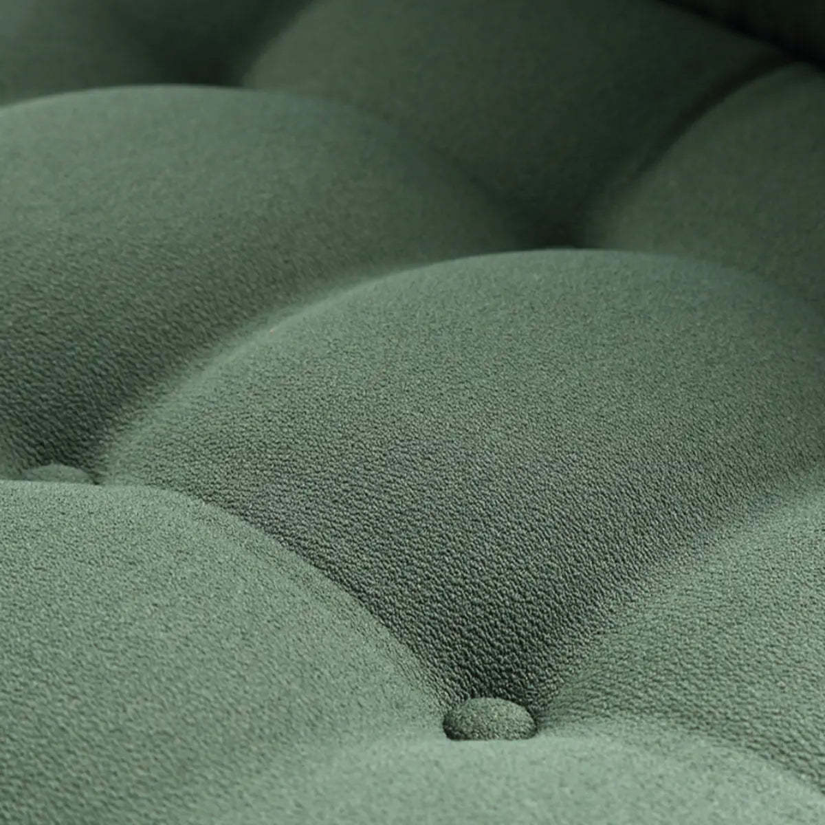 Ergonomic Green Tufted Back Spider Base Side Chair