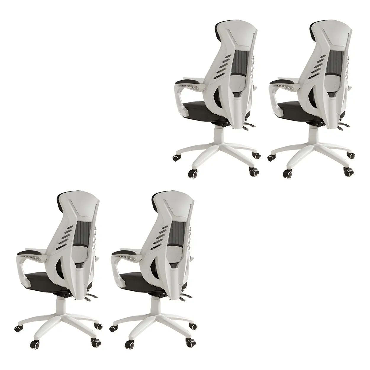 Ergonomic Black Mesh High-Back Office Chair