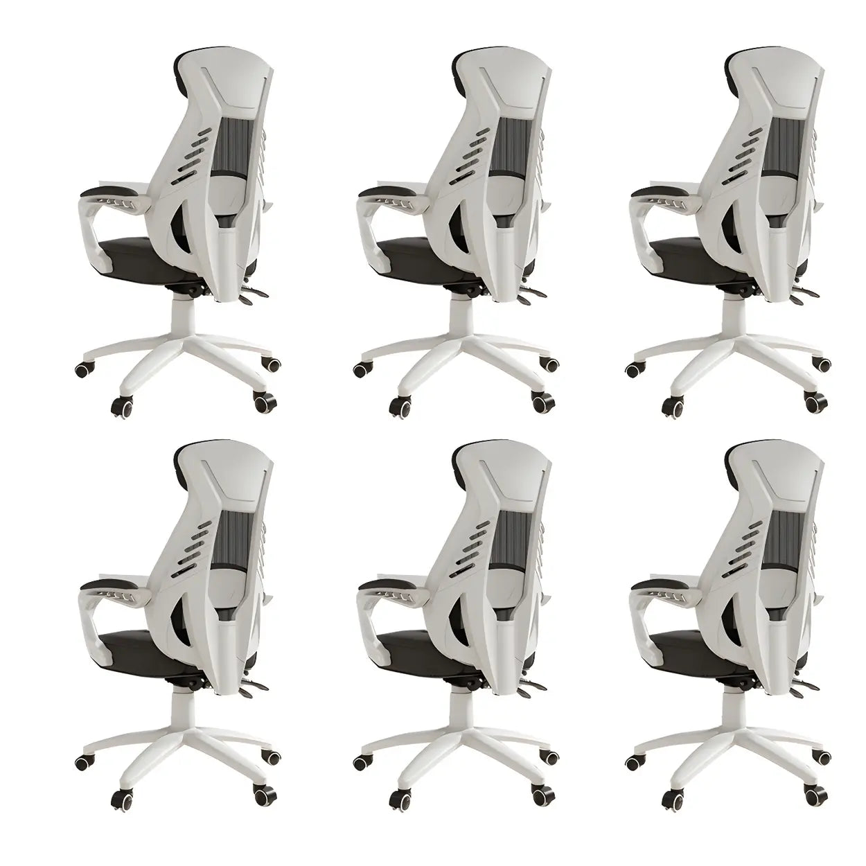 Ergonomic Black Mesh High-Back Office Chair