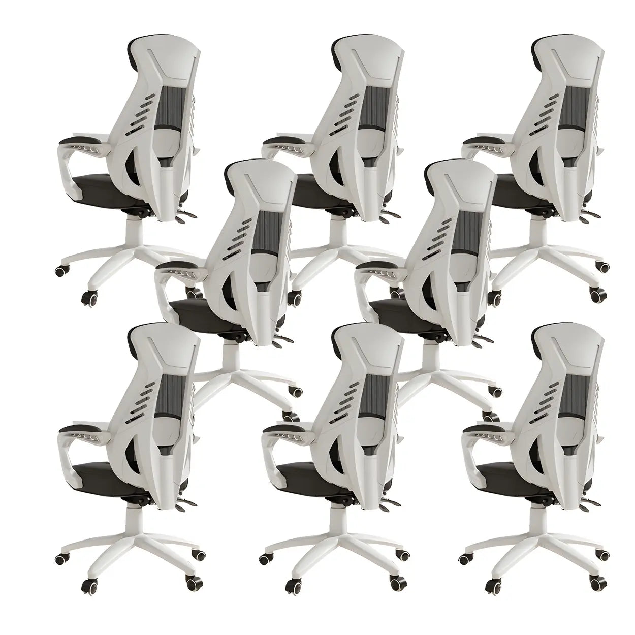 Ergonomic Black Mesh High-Back Office Chair