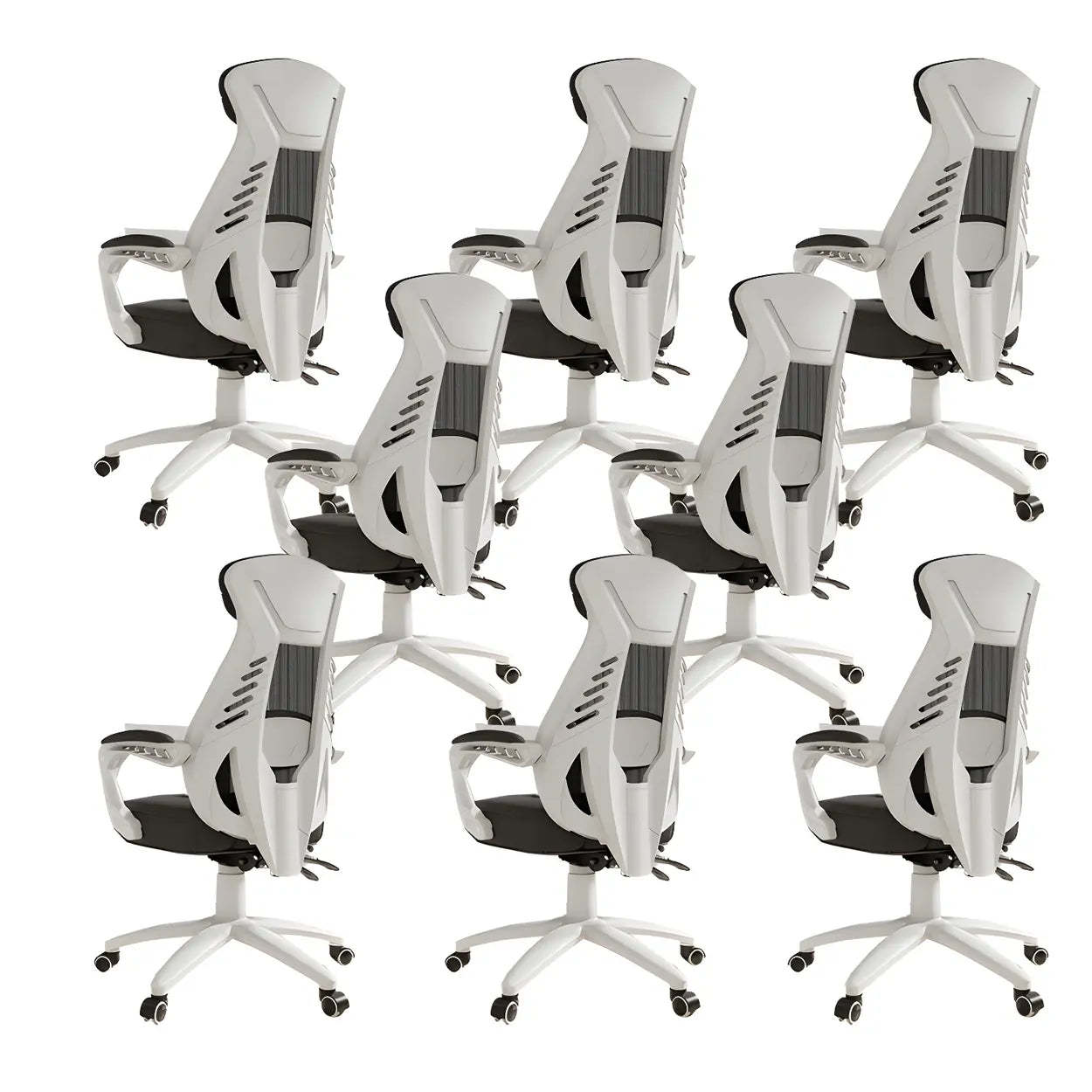 Ergonomic Black Mesh High-Back Office Chair