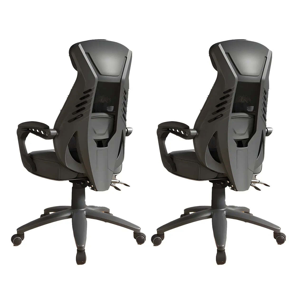 Ergonomic Black Mesh High-Back Office Chair