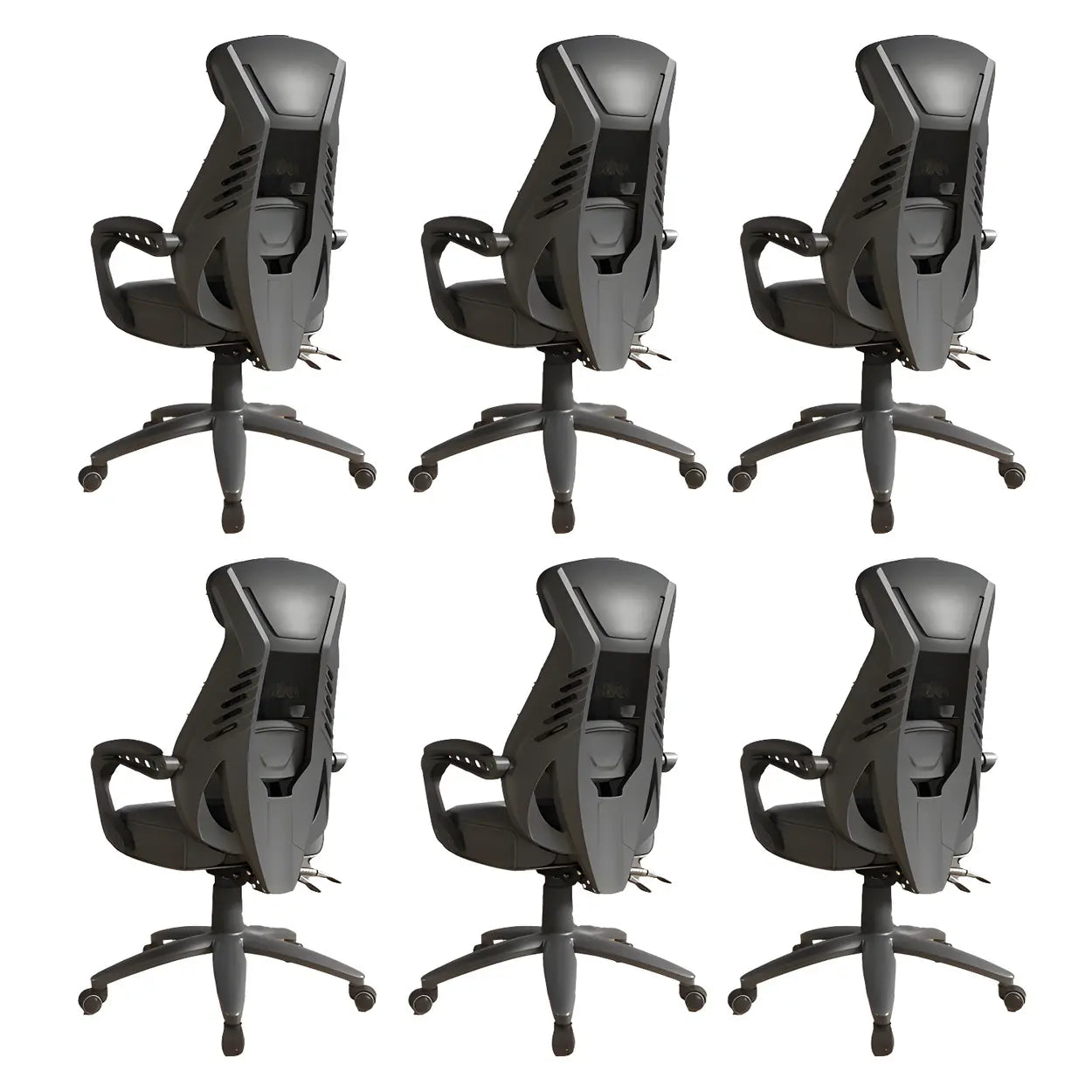 Ergonomic Black Mesh High-Back Office Chair