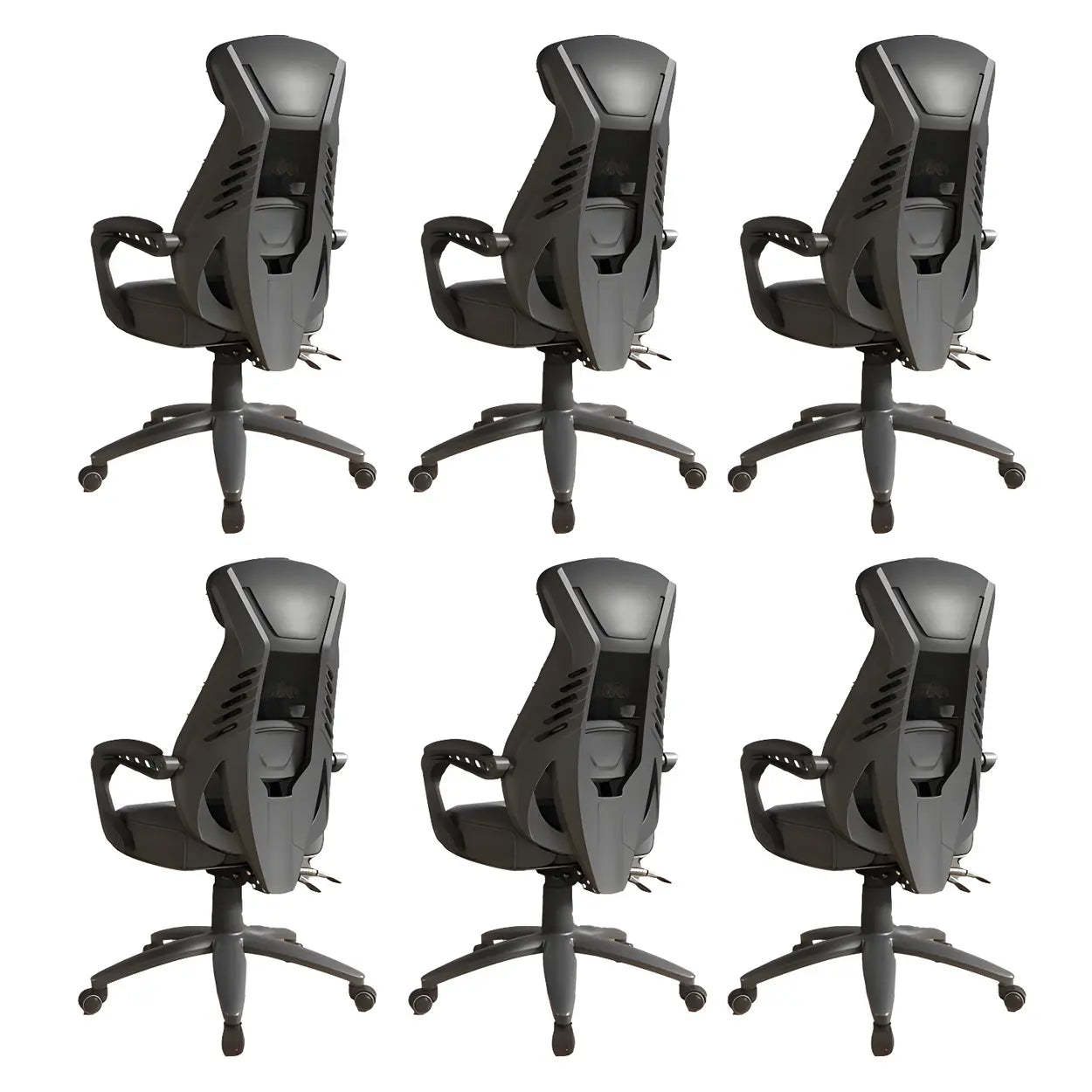 Ergonomic Black Mesh High-Back Office Chair