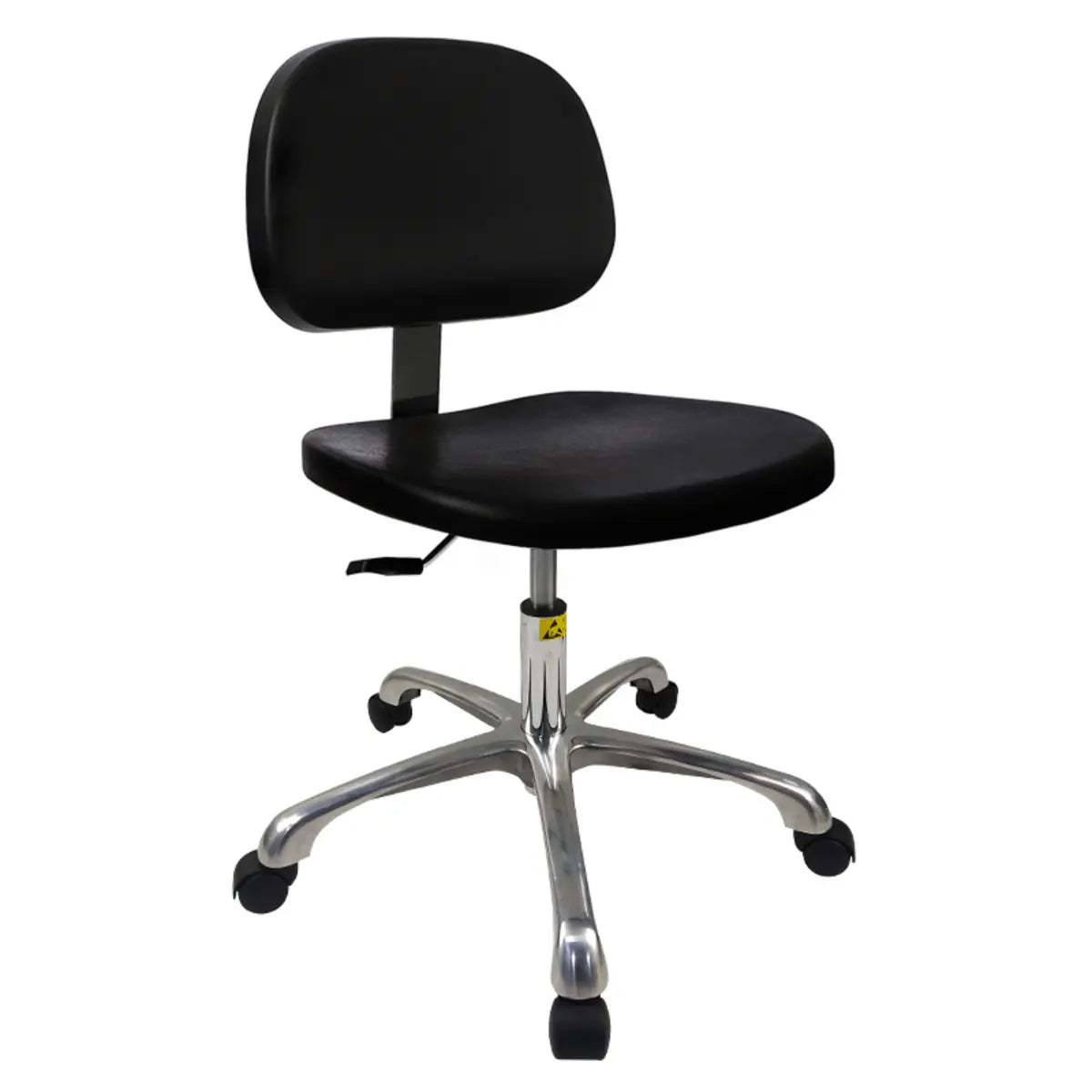 Ergonomic Metal Adjustable Black Office Stool