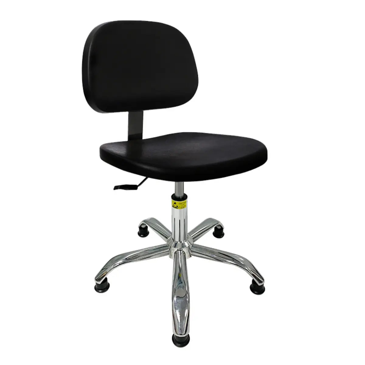 Ergonomic Metal Adjustable Black Office Stool