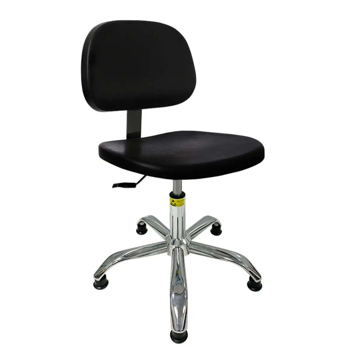 Ergonomic Metal Adjustable Black Office Stool