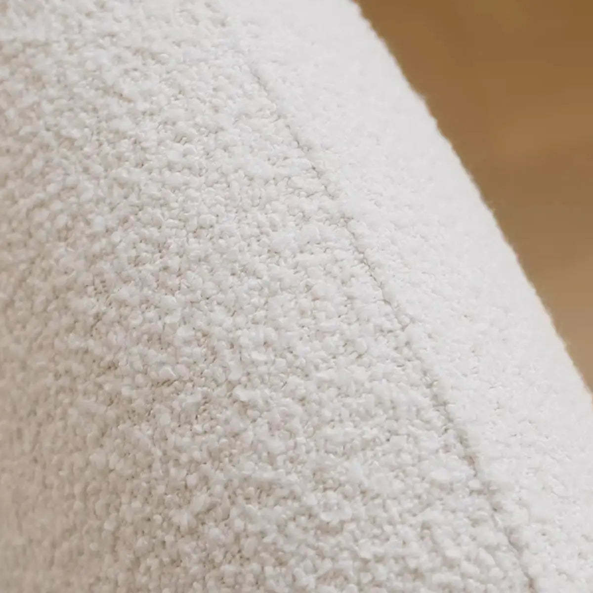 Ergonomic White Sherpa Swivel Side Chair