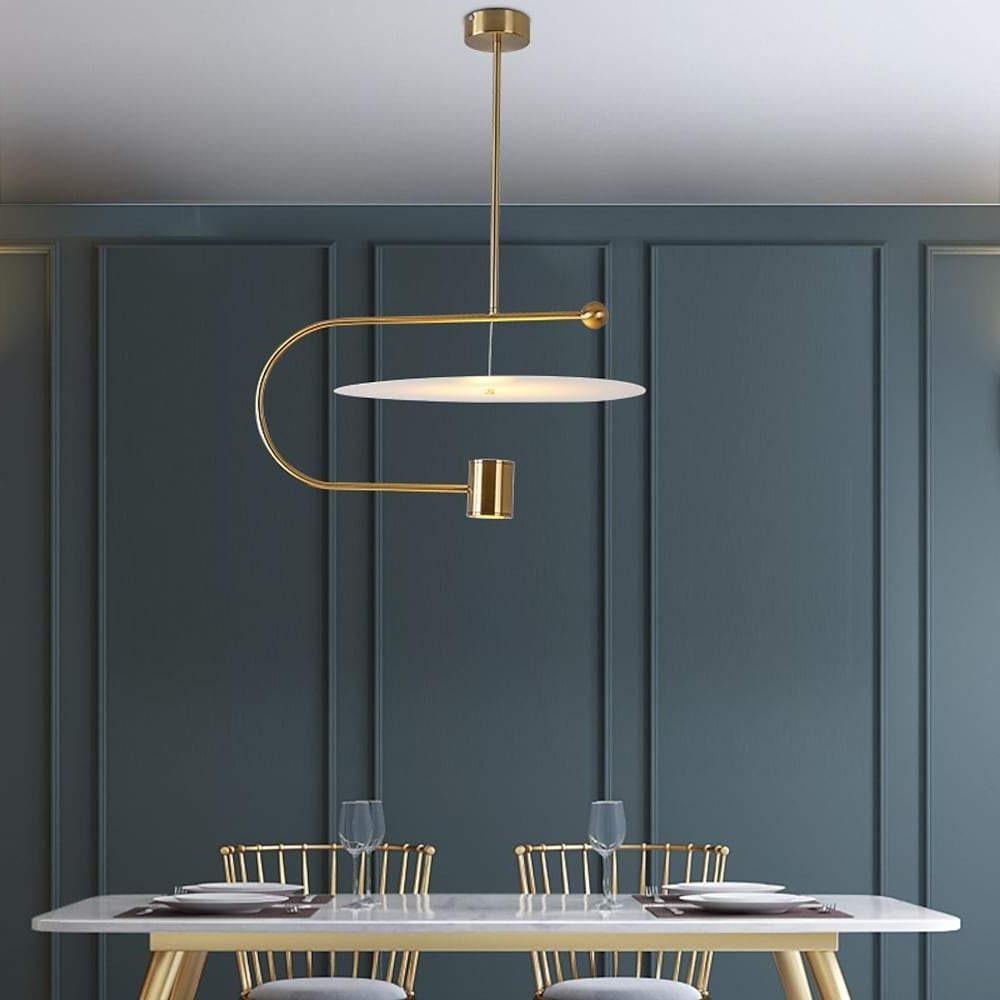 Globe Cylinder Pendant Lights Artistic Metal LED Ceiling Light-Lighom