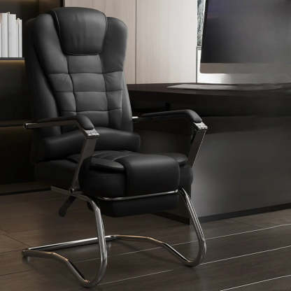 Executive Leather High-Back Office Chair