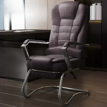 Executive Leather High-Back Office Chair