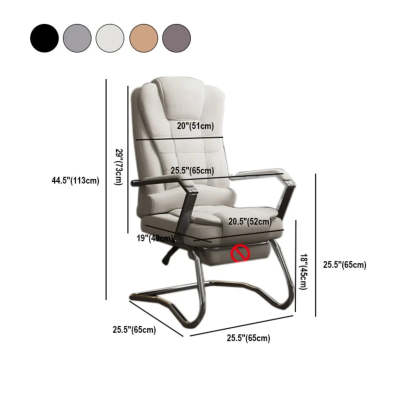 Executive Leather High-Back Office Chair