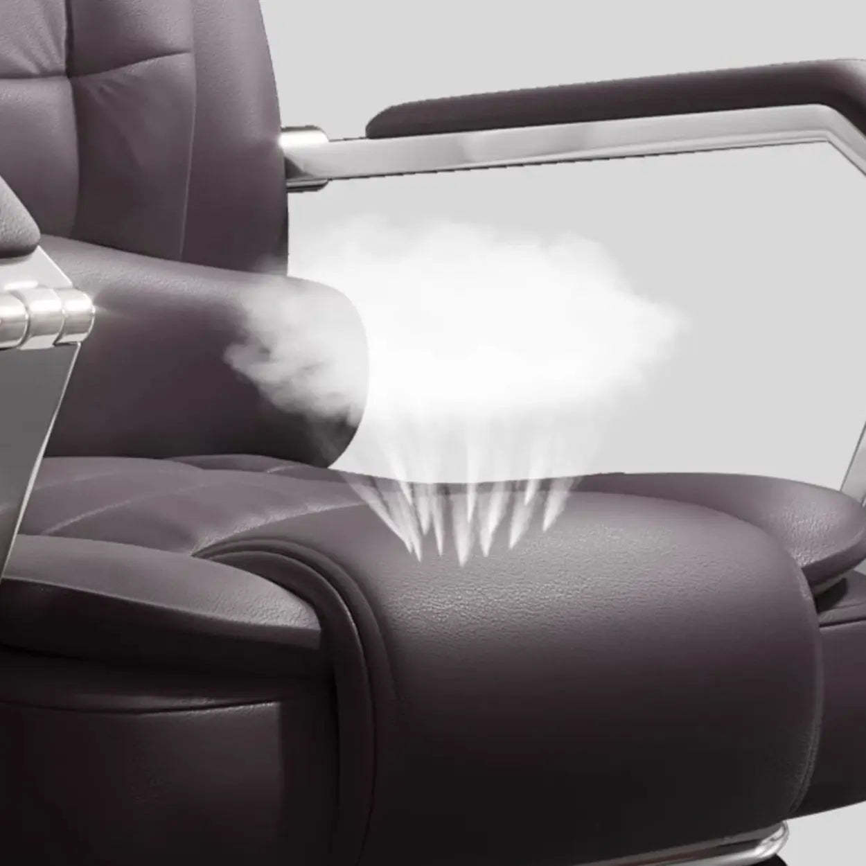 Executive Leather High-Back Office Chair