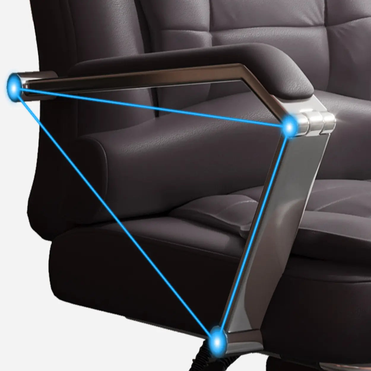 Executive Leather High-Back Office Chair