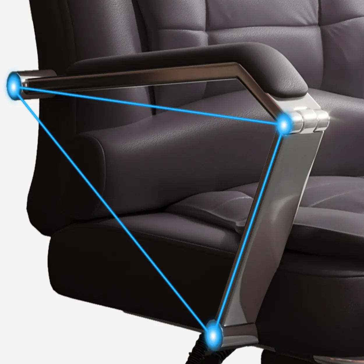Executive Leather High-Back Office Chair