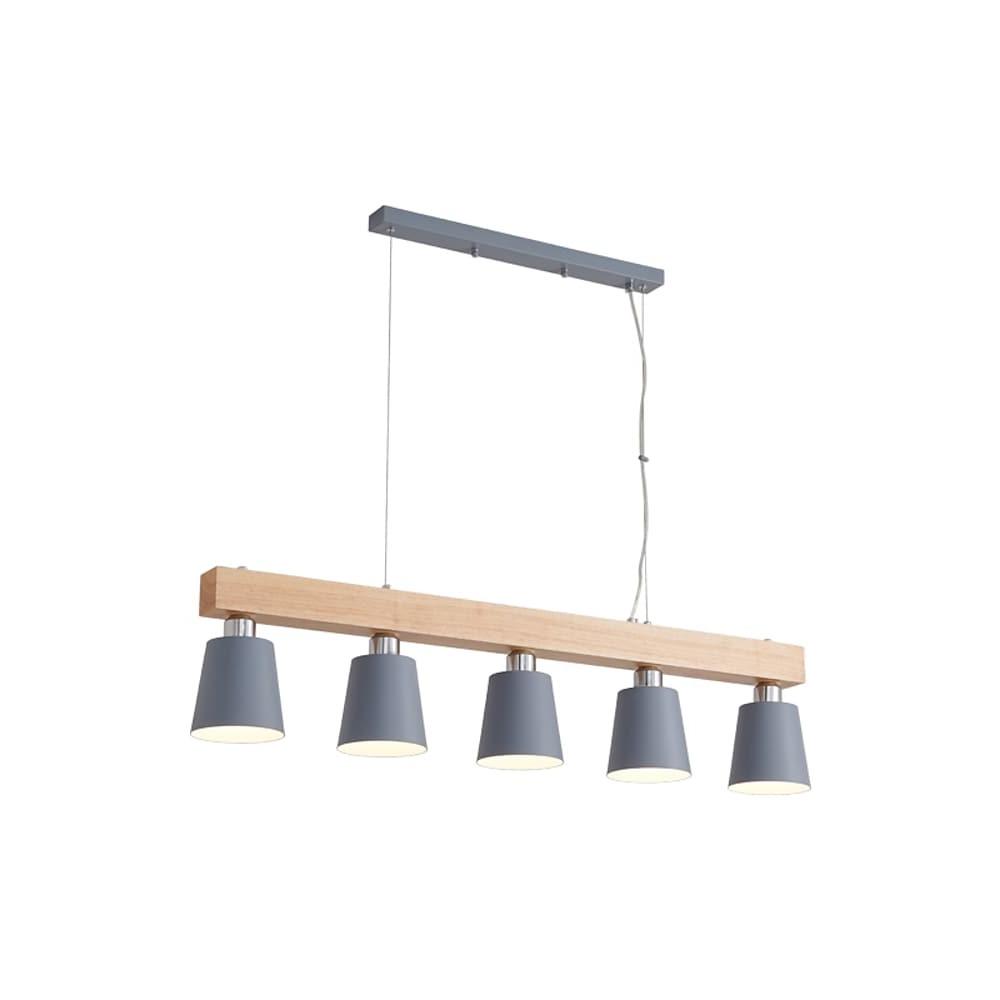 Black farmhouse row pendant lighting — 39" L / White / Cool White (6000K)