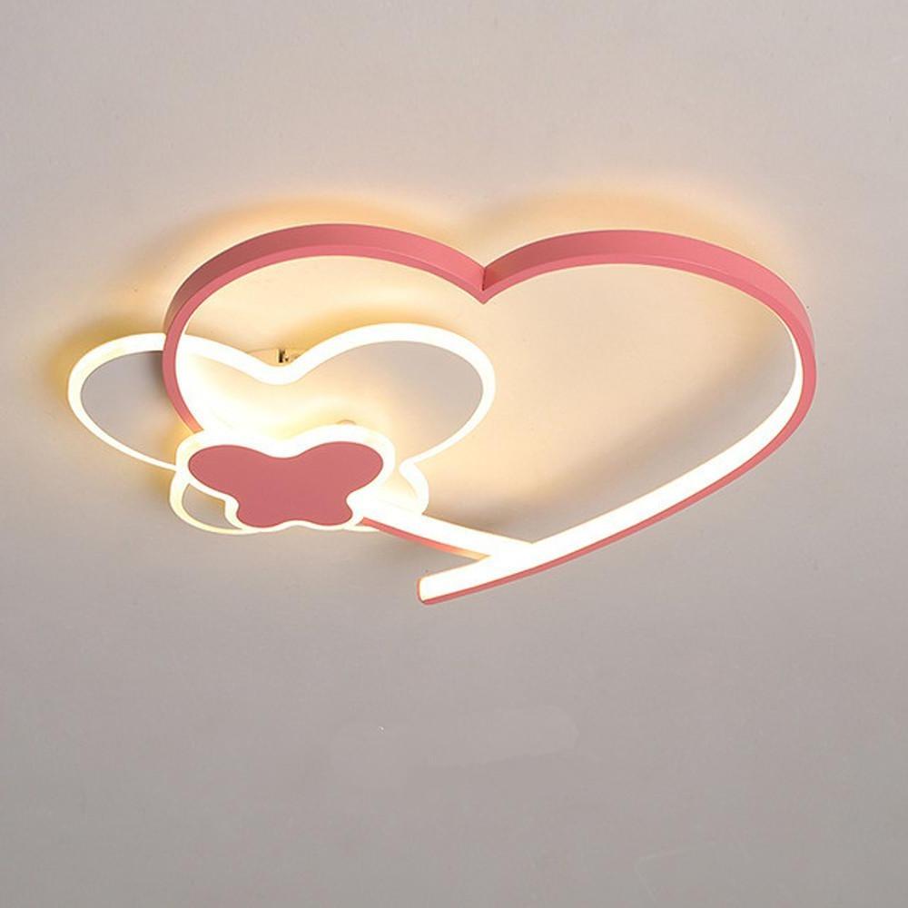 Kids novelty flush mount lighting in metal — 16" Diameter / Cool White (6000K)