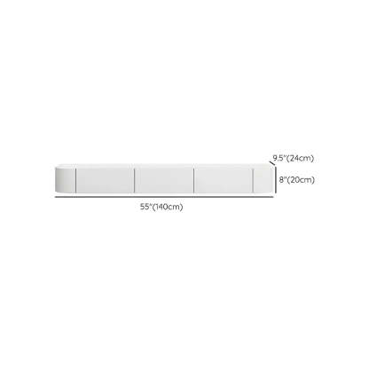 Wall-Mounted TV Stand with Cabinet