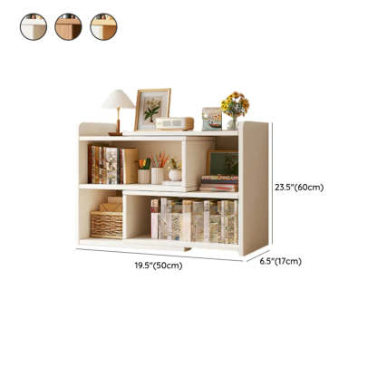 Horizontal Wooden Closed-Back Bookcase