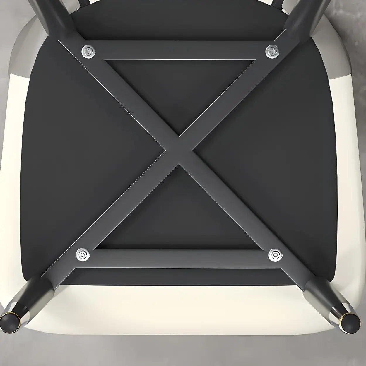 Faux Leather Dining Side Chair with Felt Pads