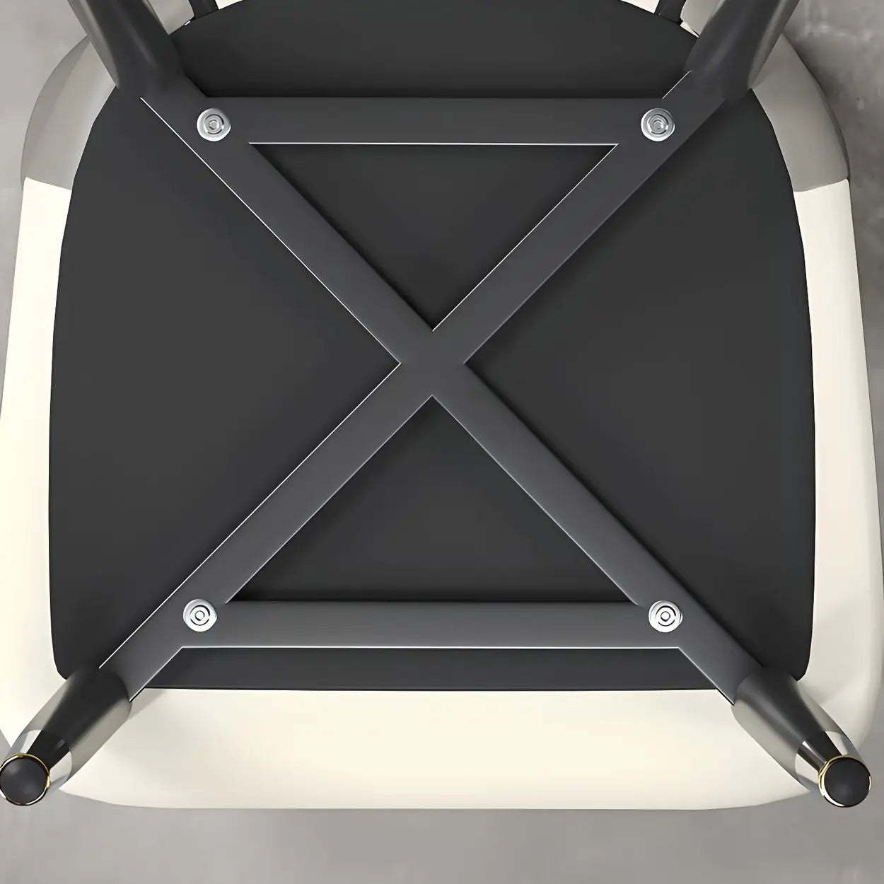 Faux Leather Dining Side Chair with Felt Pads