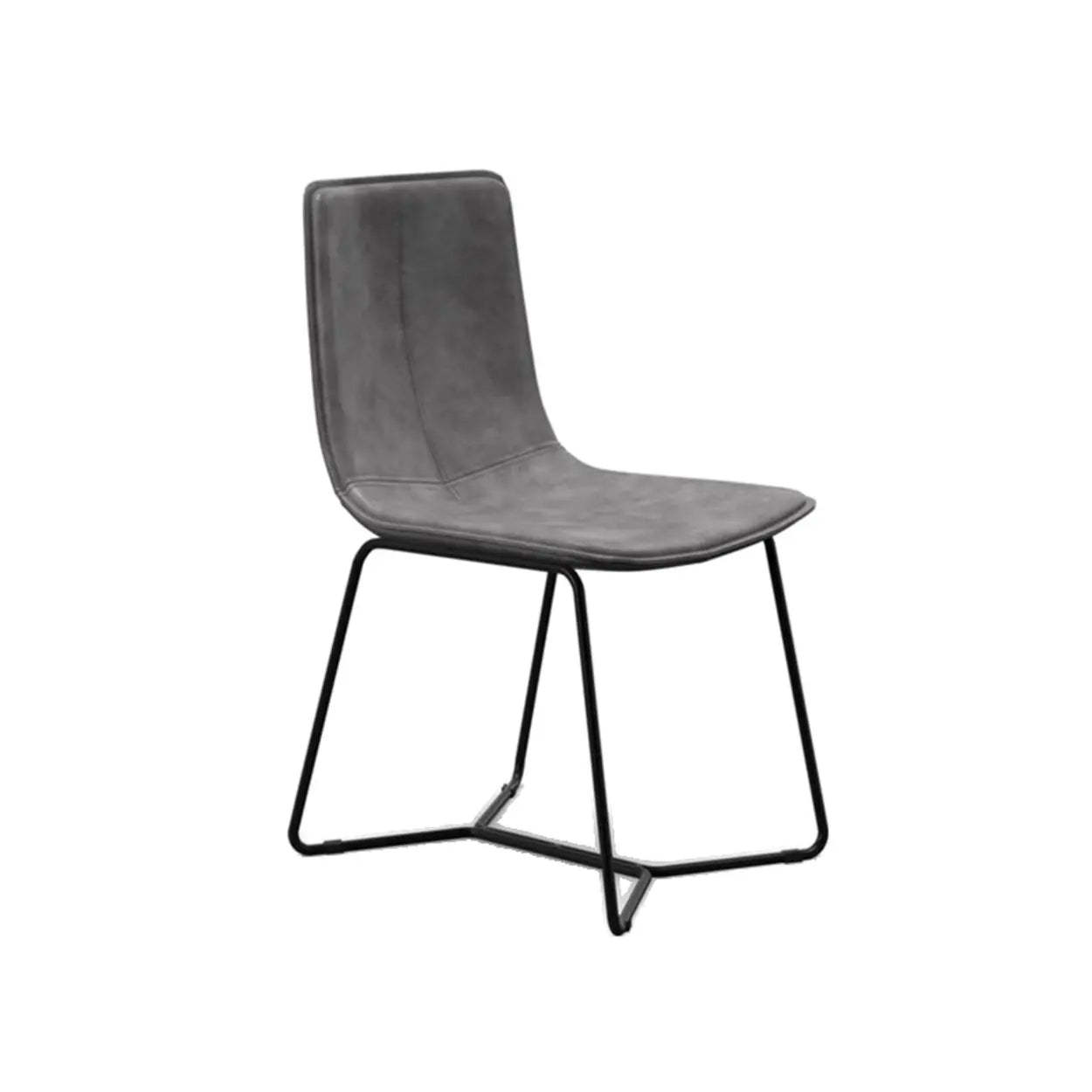 Faux Leather Upholstered Armless Dining Chair