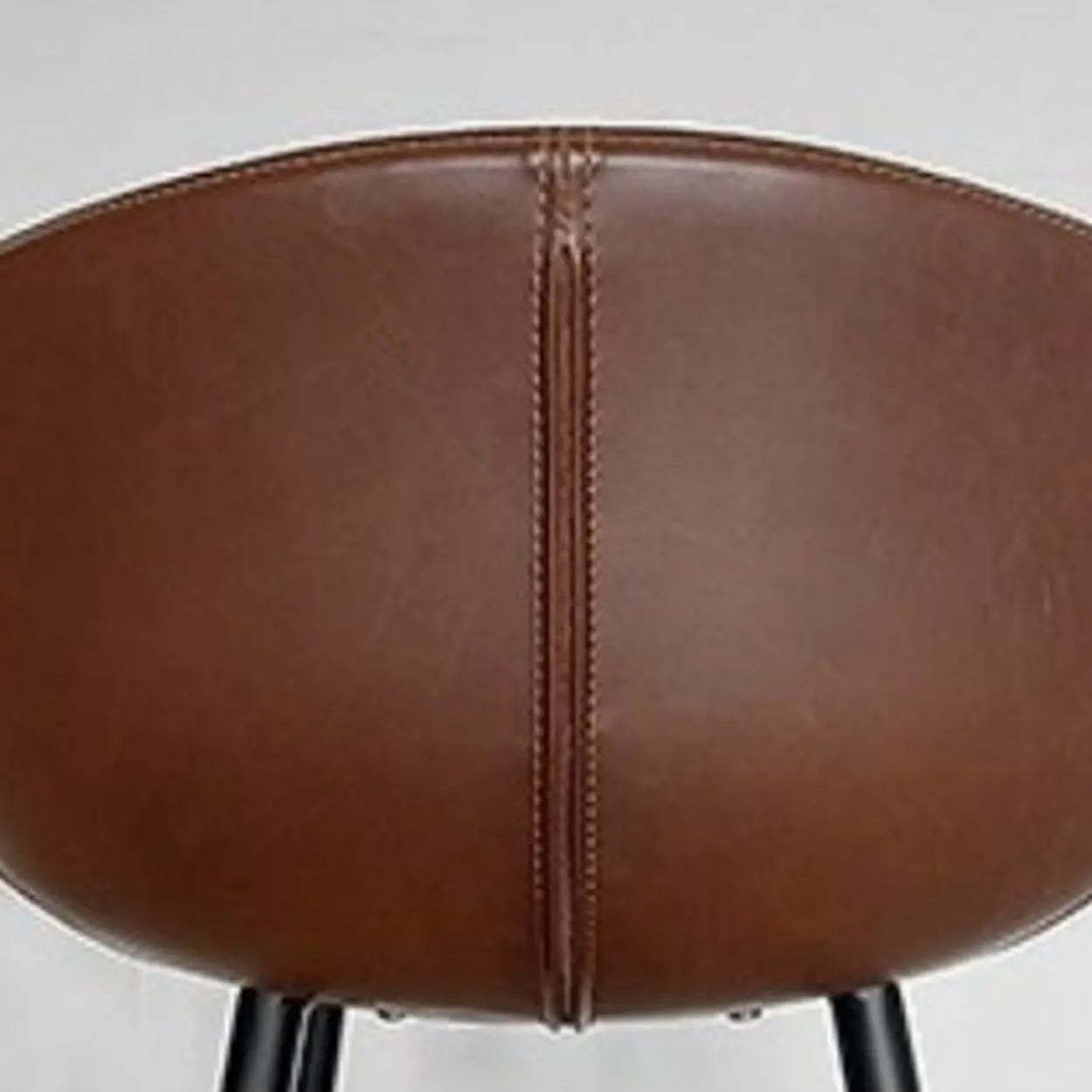 Faux Leather Upholstered Armless Dining Chair