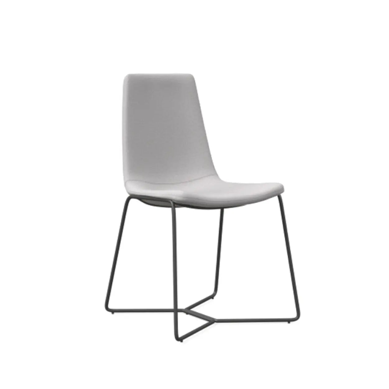 Faux Leather Upholstered Armless Dining Chair