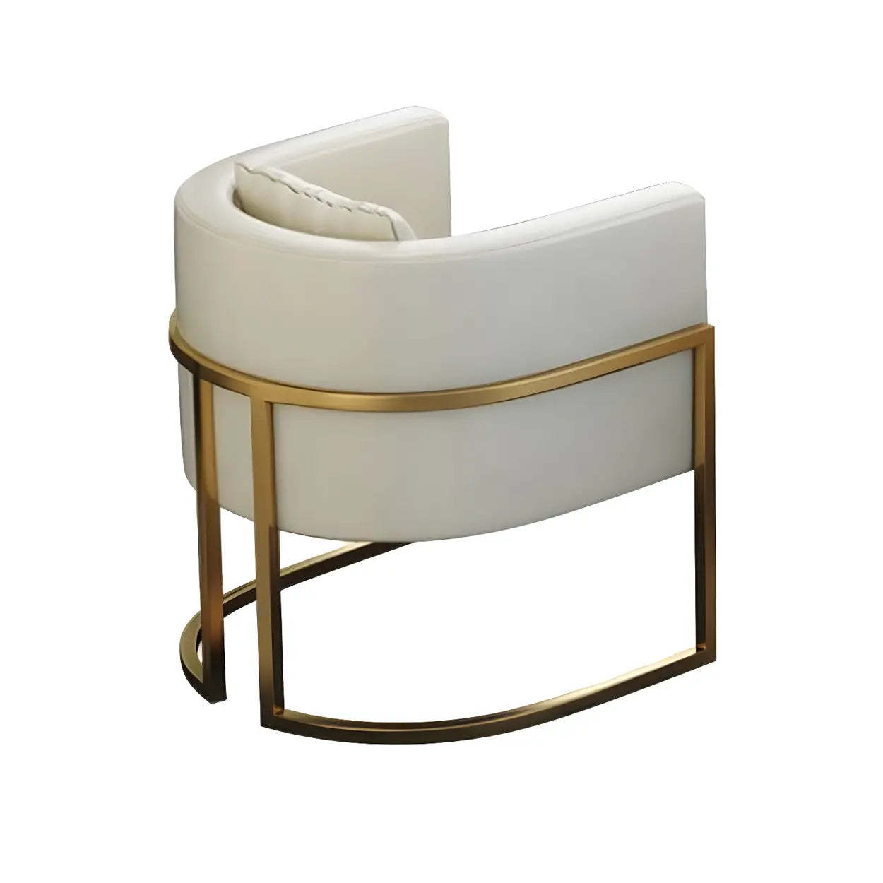Faux Leather Arm Dining Chair