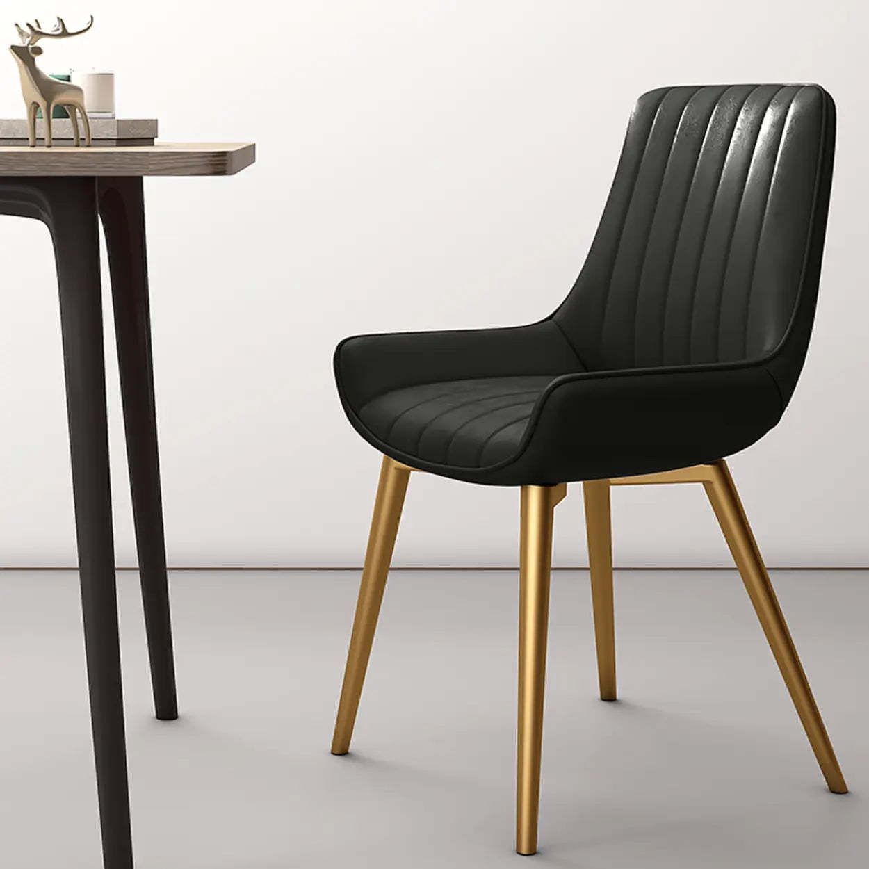 Faux Leather Parsons Dining Chair