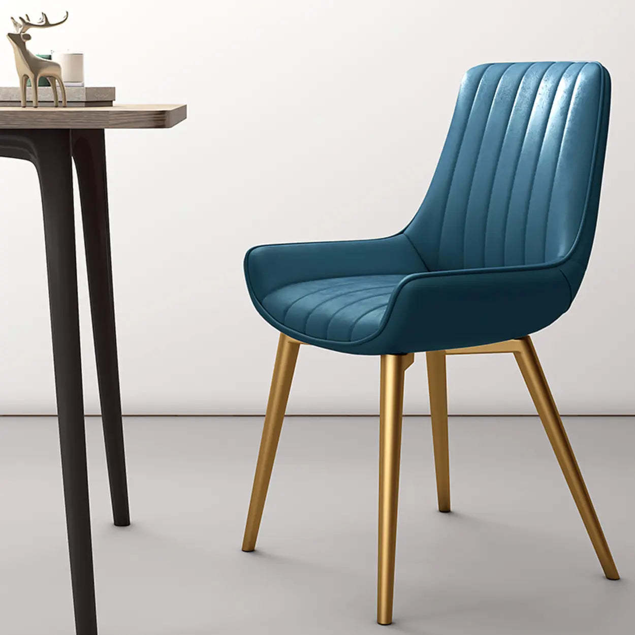 Faux Leather Parsons Dining Chair