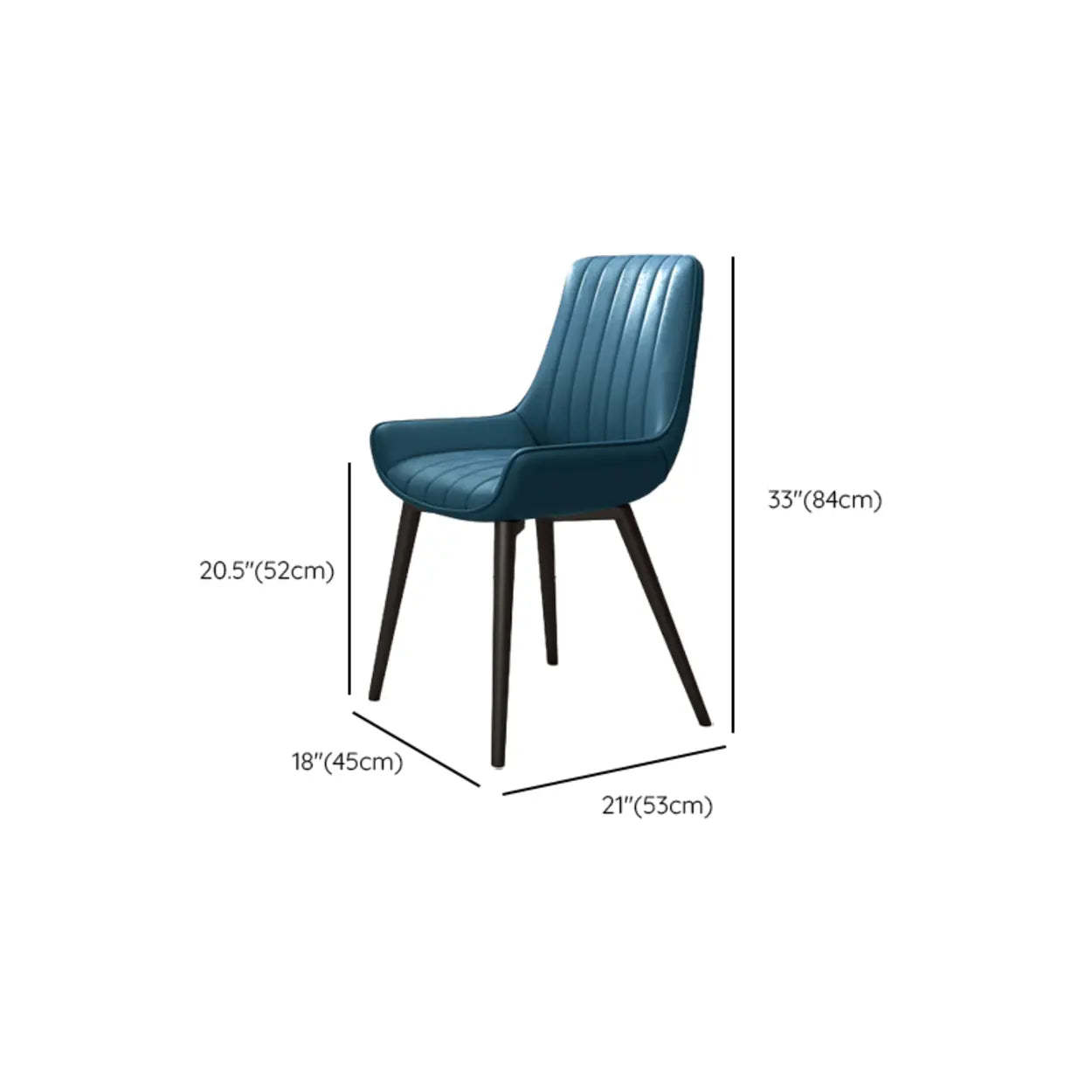 Faux Leather Parsons Dining Chair