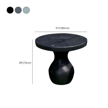 Round Wood Outdoor Coffee Table