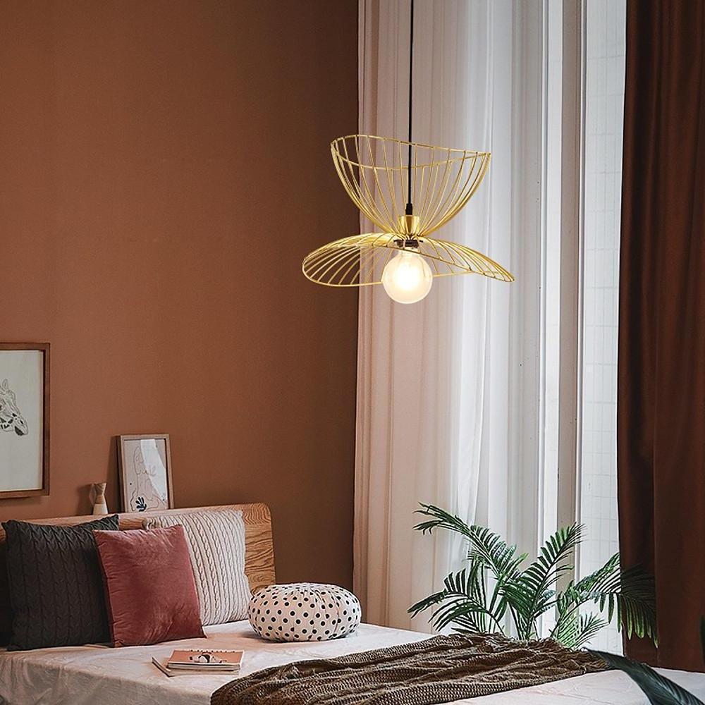 Artistic Double Wire Basket LED Vintage Pendant Lamp — 4 PCS
