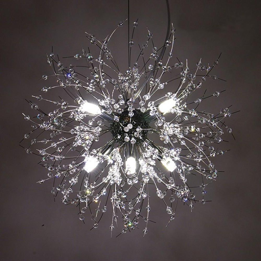 16'' Mini Globe Style Metal Electroplated Chandelier with Centrally Located Lights Enlightening Surroundings-Lighom