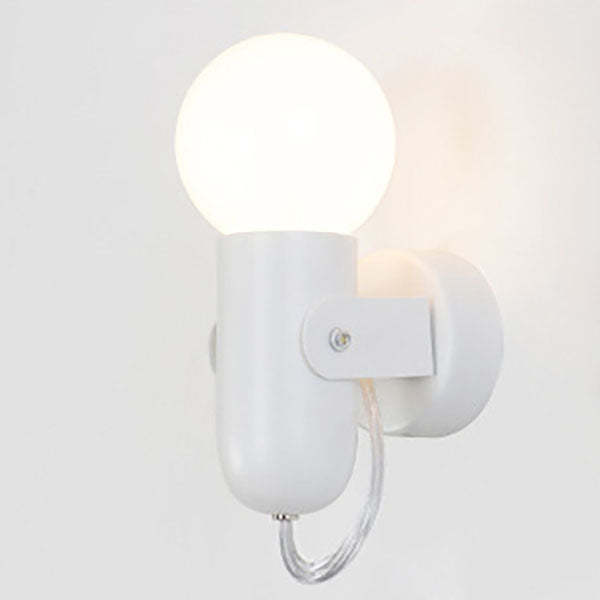 Nordic Solid Color Round Sconce