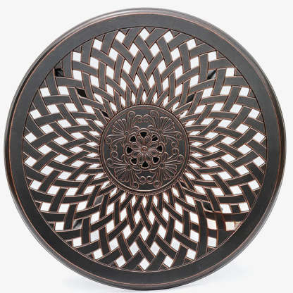 UV-Resistant Metal Frame Outdoor Coffee Table