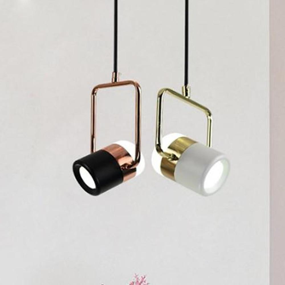 Projector-Style Metal Modern Pendant