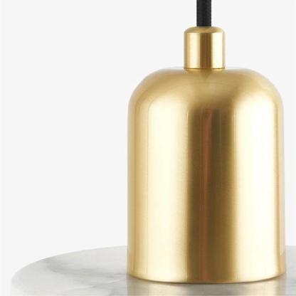 Minimalist Cylindrical Electroplated Copper LED Modern Pendant Lighting-Lighom